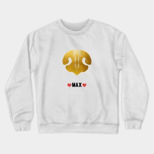 Max Dog Name Crewneck Sweatshirt